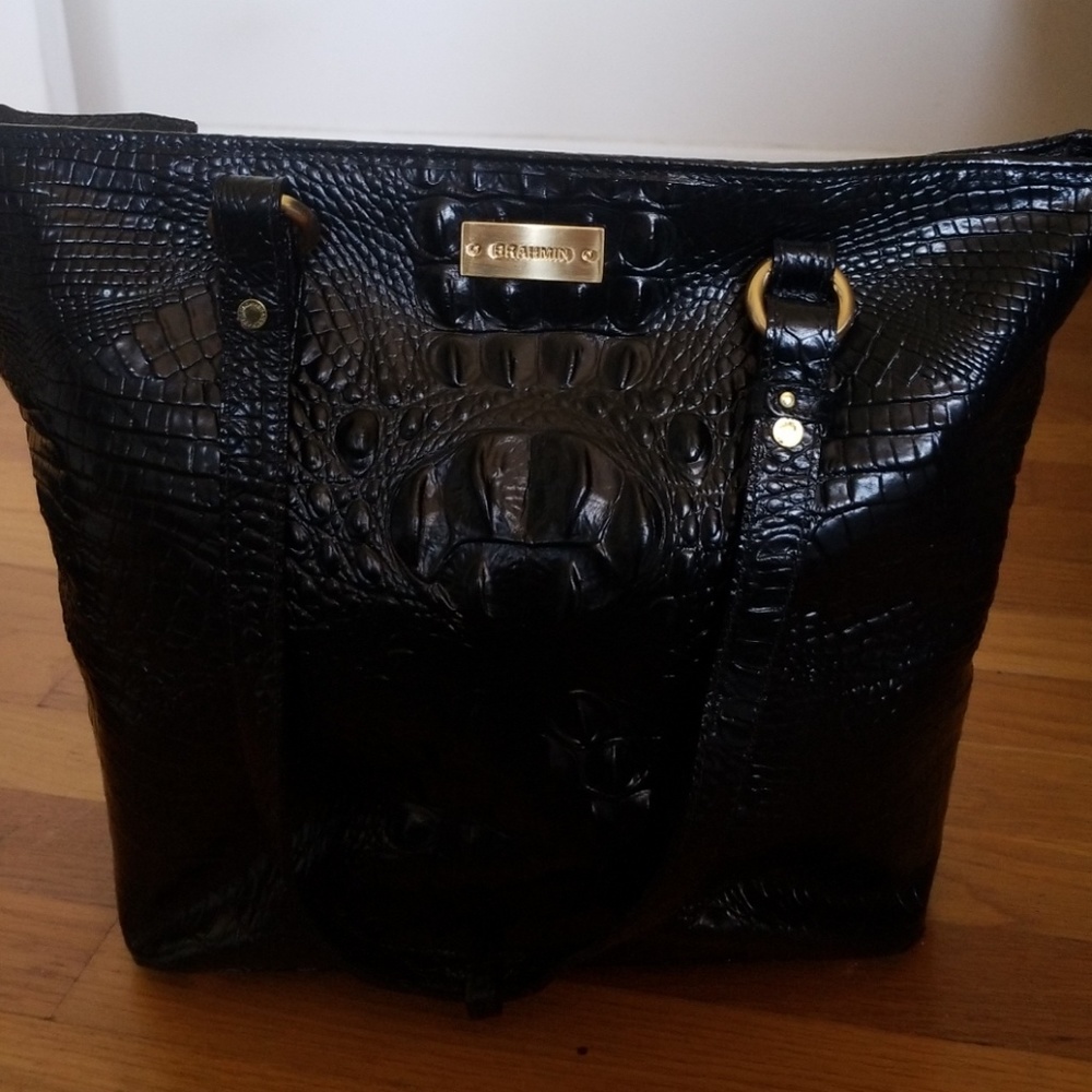 Brahmin black tote
